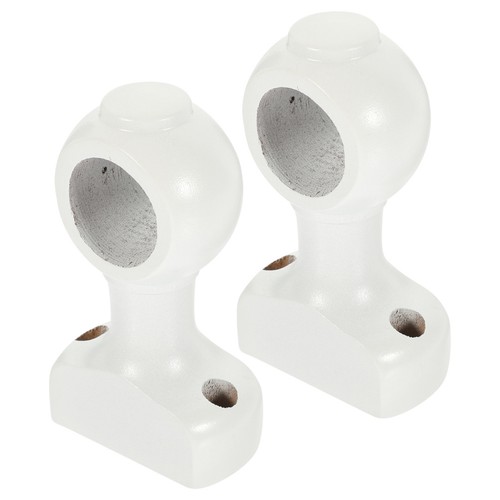 Pcs white brackets - white, supports