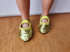 Chaussure jaune poupée paola - chaussure,