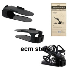 Lot de 5 Paires RANGE CHAUSSURES AJUSTABLE Noir rangement chaussures