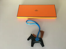 Bijou de sac Hermès modèle rodéo PM noir et bleu + boite / Etat Neuf