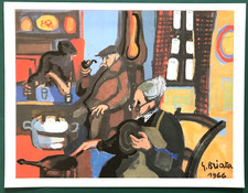 ILLUSTRATION EN COULEURS SIGNEE ET DATEE PAR GEORGES BRIATA, MARSEILLE