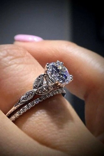 Bague fiançailles en or - bague,