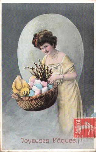 Illustrated easter women - illustrated,