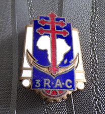 INSIGNE MILITAIRE 3° REGIMENT D' ARTILLERIE COLONIALE / DRAGO TBE