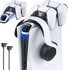 Chargeur Manette Sony Playstation 5 PS5 Station de Charge Rapide Tactile Casque