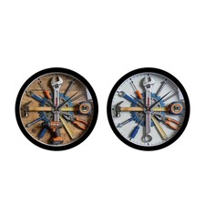 Horloge murale de garage