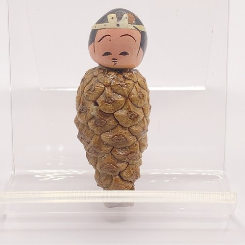 Mini poupée kokeshi vintage - poupée,