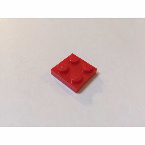 Plate rouge 2x2 - , 302221