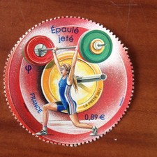 France 4599 ** Halterophilie Epaule jeté en 2011