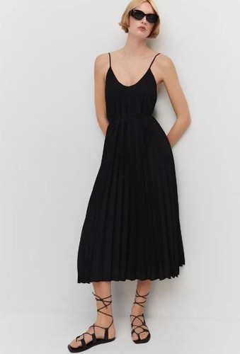 Robe midi plissée - robe,
