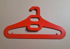 CINTRE DESIGN SPACE AGE PLASTIQUE ORANGE DLG FLAIR INGO MAURER