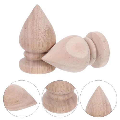 Pcs colonne boule - 4, bois