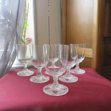 6 verres a vin en cristal