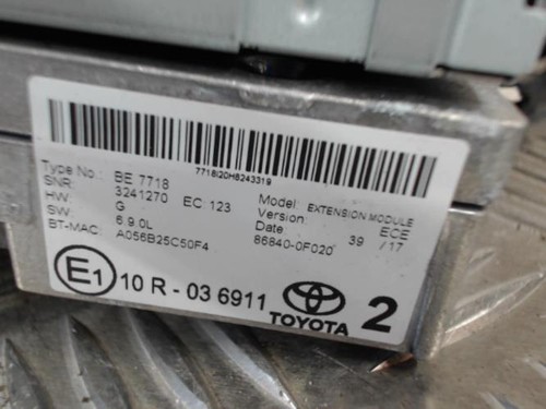 Autoradio origine toyota - autoradio,