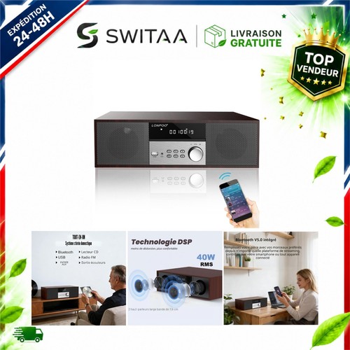Micro chaîne hifi lonpoo - micro,
