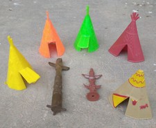Lot ancien jouet décor - lot,
