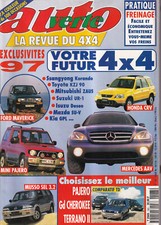 AUTO VERTE N°183 SSANGYONG KORANDO / KZJ 90 / MITSUBISHI ZAUS / MAZDA SU-V