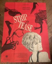 Original Poster film, Strip Tease, 120 x 160 cm, Musique Gainsbourg, Dany Saval