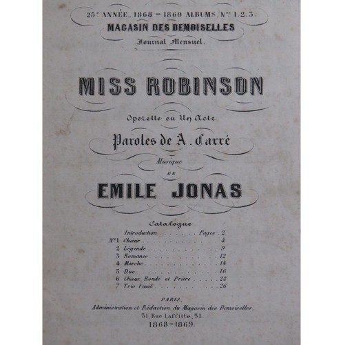 Jonas émile miss robinson - miss,