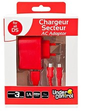 Chargeur secteur 3DS,2DS,DSi XL,DSi,DS Lite,3DS XL,3DS,NEW  Under Control Neuf