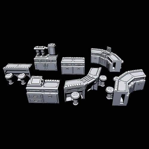 Cantina bar modular pieces - cantina,