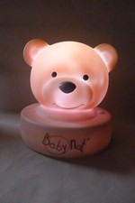 veilleuse bébé en silicone motif ours / 3 piles AA