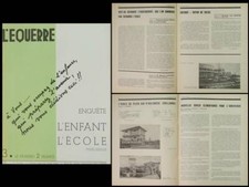 L'EQUERRE n°3 1938 - ECOLE, RICHARD NEUTRA, AALSMER, ALBERT BOKSTAEL