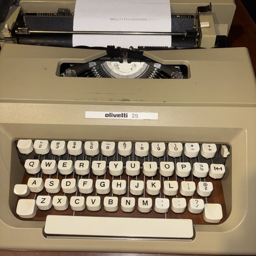 Vintage olivetti lettera - olivetti, 25