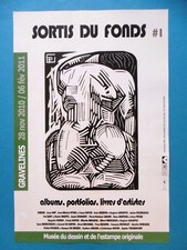 GALLIEN Pierre-Antoine Affiche originale 2010 Gravelines Vingt nus Bois Grenoble