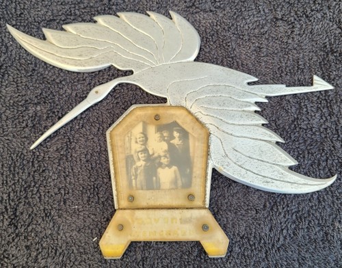 Ancien cadre photo insigne - , de
