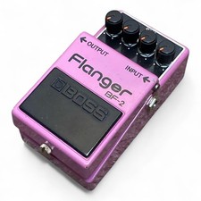 Pédale BOSS BF-2 Flanger Silver Screw JAPAN 1980 4324 testée et fonctionnelle