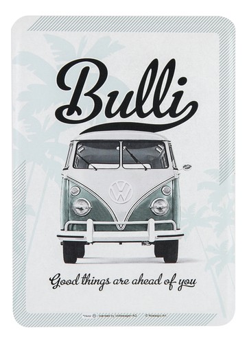 Carte postale métallique - , vw