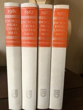 encyclopedia universalia 1981 à 1984  4 volumes