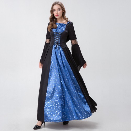 Rétro femme robe capuche - femme, à