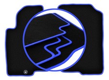 Tapis de sol en Velours noir pour Nissan Pathfinder R51 2005- set 4-pcs