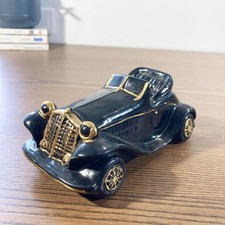 Tirelire voiture vintage noire