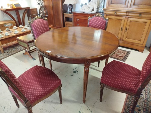Table ronde rallonge - table,