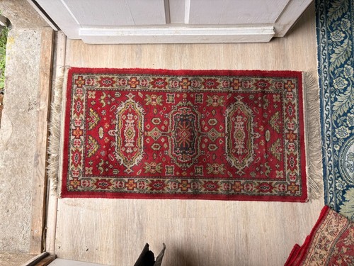 Ancien tapis rouge - ancien, shirvan