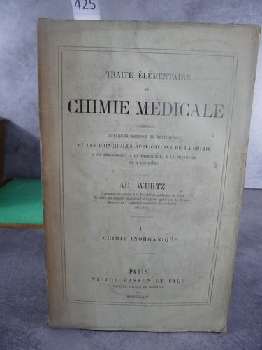 Wurtz traité chimie médicale - traité,
