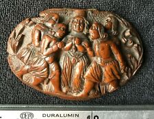 Couvercle de Tabatière en corozo Travail de Pont fin XVIIIe / début XIXe