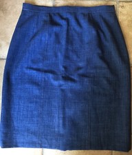 Jupe Droite WEILL taille 50 coloris jean 