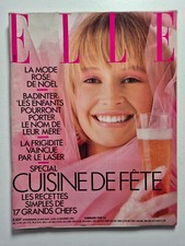 Magazine mode fashion ELLE French  #2085 23 decembre 1985 Estelle Lefebure