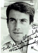 PHOTOGRAPHIE ORIGINAL-SIGNATURE AUTOGRAPHE-FRANCK FERNANDEL-(1935-2011)