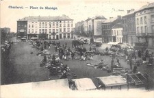 CPA BELGIQUE CHARLEROI PLACE