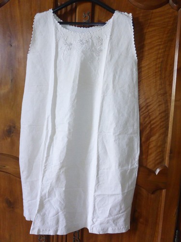 Chemise nuit sans manches - nuit,