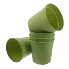  5 Pcs Cache Pot Plante Interieur Jardiniere Plastique De Fleurs Décoratif