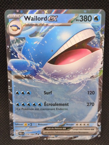 Carte pokemon wailord pbl - carte,