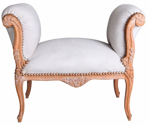 Banc baroque pouf chaiselongue - banc,