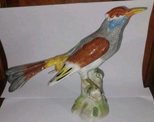 Grand Oiseau En Porcelaine