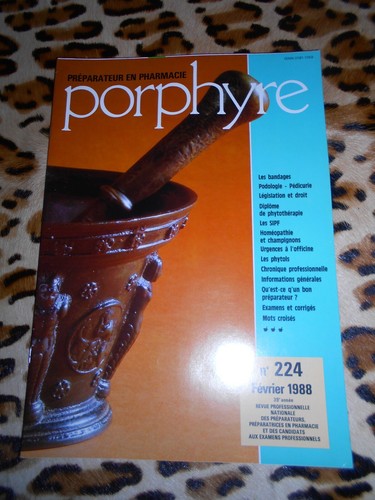 Revue porphyre préparateur - porphyre,,